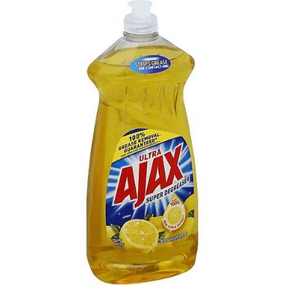 Picture of Ajax Lemon Super Degreaser Dish Liquid 28 Oz