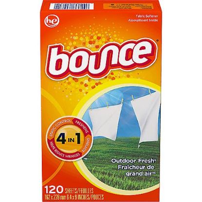 Picture of Bounce Fabric Softener Sheets Outdoor Fresh 40 Count