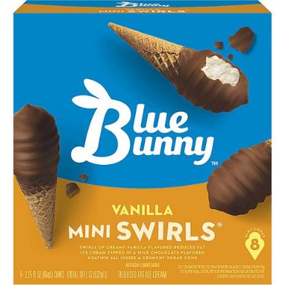 Picture of Blue Bunny Mini Swirls Vanilla 2.25 Oz