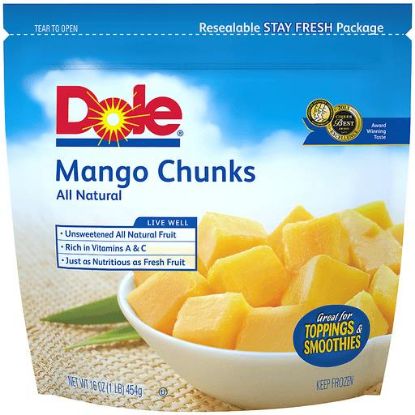 Picture of Dole Mango Chunks Bag 16 Oz