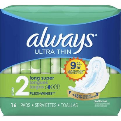 Picture of Always Pads Ultra Thin Flexi-wings Long Super Size 2 16 Ct