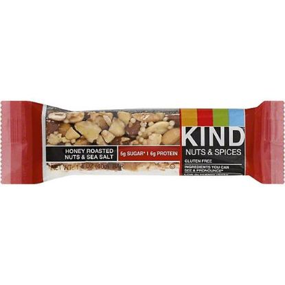 Picture of Kind Nuts & Spice Bar Honey Roasted Nuts & Sea Salt 1.4 Oz