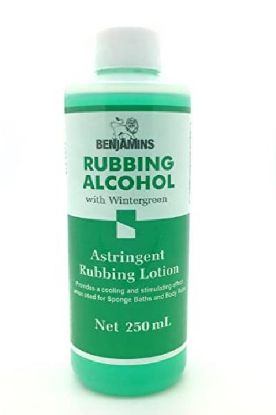Picture of Benjamins Rubbing Alcohol With Wintergreen 250 Ml