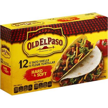 Picture of Old El Paso Tacos Hard & Soft 7.4 Oz