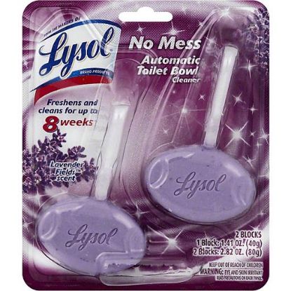 Picture of Lysol Toilet Cleaner Automatic Cotton Lilac 2.82 Oz