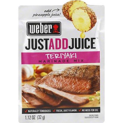 Picture of Weber Just Add Juice Marinade Mix Teriyaki 1.12 Oz