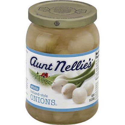 Picture of Aunt Nellie/'s Onions Holland Style Whole 15 Oz