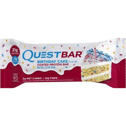Picture of Quest Birthday Cake Flavor Protein Bar 60 Grams