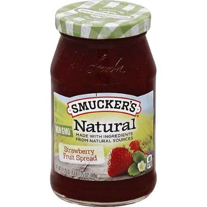 Picture of Smuckers Natural Fruit Spread Strawberry 17.2 Oz