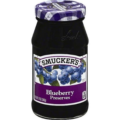 Picture of Smuckers Preserves Blueberry 12 Oz