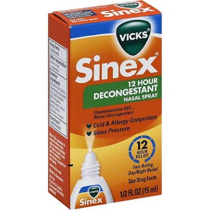 Picture of Vicks Sinex Nasal Decongestant Original Severe Nasal Spray 0.5 Oz