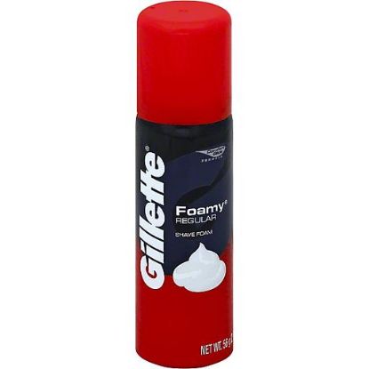 Picture of Gillette Foamy Regular Shave Foam Aerosol Can 2 Oz