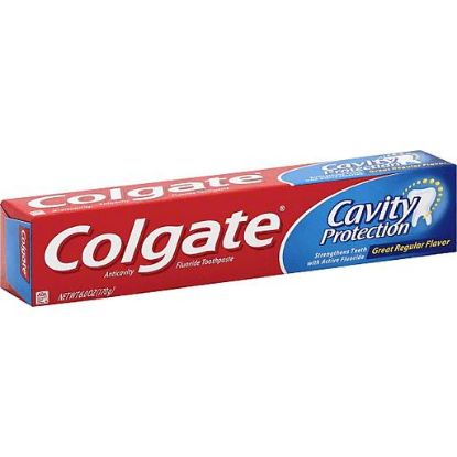 Picture of Colgate Fluoride Toothpaste Cavity Protection 6 Oz