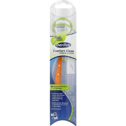Picture of Dentek Comfort Clean Tongue Cleaner Fresh Mint 1 Ea