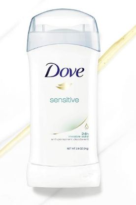 Picture of Dove Sensitive Invisible Solid Antiperspirant Deodorant 2.6 Oz