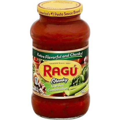 Picture of Ragu Chunky Garden Combination Sauce 24 Oz