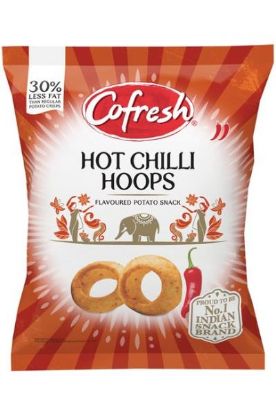 Picture of Cofresh Hot Chilli Hoops 80 Grams