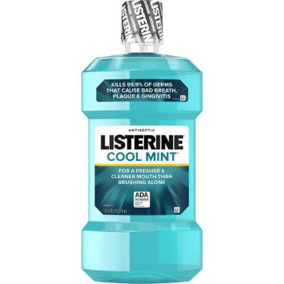 Picture of Listerine Mouthwash Liquid Mint 50.7 Oz