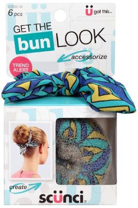 Picture of Scunci Bejeweled Bun Kit 1 Pc