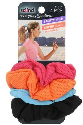 Picture of Scunci Active Mixed Twister 4 Ct