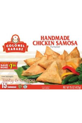 Picture of Colonel Kababz Chicken Samosa 10 Oz