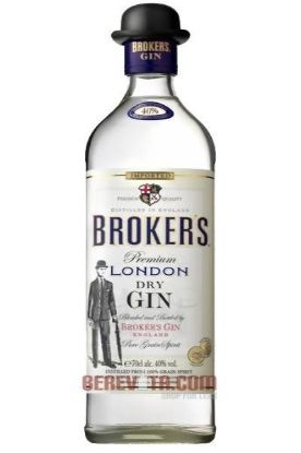 Picture of Broker/'s London Dry Gin 1 Litre