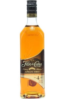 Picture of Flor De Cana Gold 4 Yr Mini 50 Ml