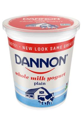 Picture of Dannon Whole Milk Yogurt Plain 32 Oz