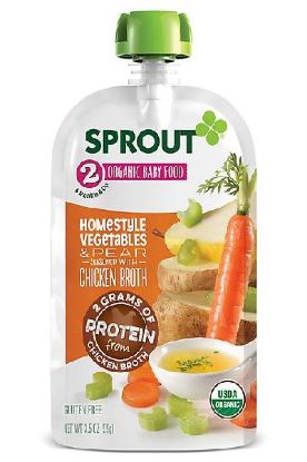 Picture of Sprout Vegetables & Pear Chicken 3.5 Oz
