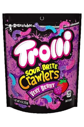 Picture of Trolli Sour Brite Crawlers Very Berry 9 Oz