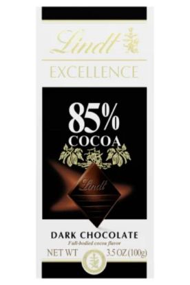 Picture of Lindt 85% Cocoa Dark Chocolate 3.5 Oz