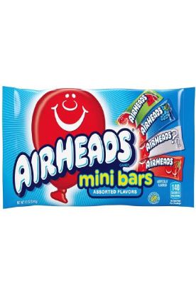 Picture of Airheads Mini Bars Assorted Flavors 12 Oz