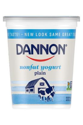 Picture of Dannon Plain Nonfat Yogurt 32 Oz