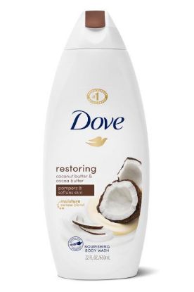 Picture of Dove Restoring Coconut Milk Body Wash 22 Oz