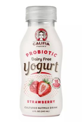 Picture of Califia Farms Probiotic Dairy Free Yogurt Strawberry Drink 8 Oz