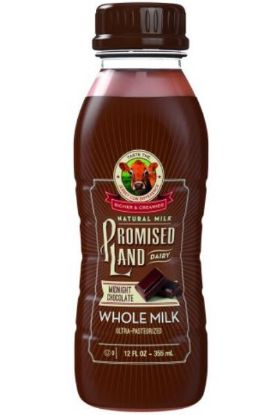 Picture of Promised Land Dairy Midnight Chocolate Whole Milk Drink 12 Oz