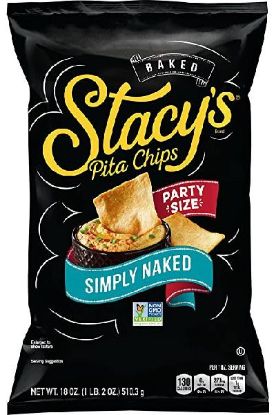 Picture of Stacy Party Size Simply Naked Pita Chips 18 Oz