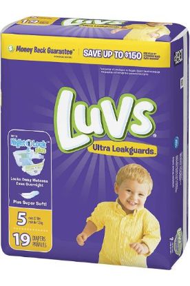 Picture of Luvs Triple Leak Guards Size 5 19 Ct