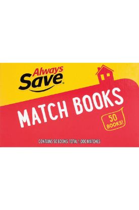 Picture of Always Save Matchbook 50 Box