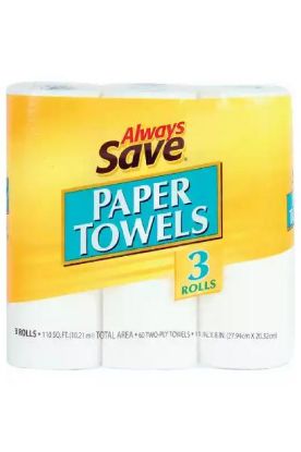 Picture of Always Save Paper Towels 2 Ply 3 Roll