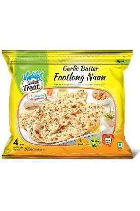 Picture of Vadilal Garlic Butter Footlong Naan 500 Grams