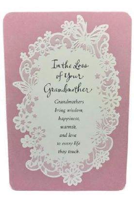 Picture of American Greetings Loss Of Grandma Sympathy Card 1 Pc