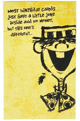 Picture of American Greetings Humorous Birthday Cards 1 Pc