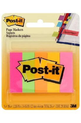 Picture of 3m Post It Page Markers 5 Ct