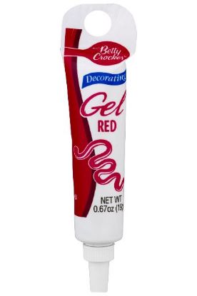 Picture of Betty Crocker Writing Gel Red 0.68 Oz