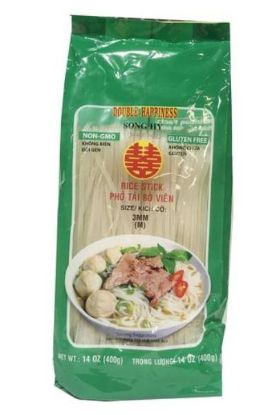 Picture of Double Happiness Dh Rice Stick (M) 3 Mm 14 Oz