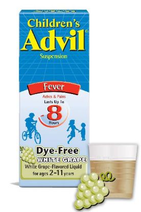 Picture of Advil Children/'s Dye Free White Grape 4 Oz