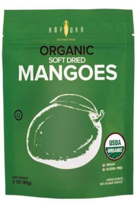 Picture of Amphora Organic Soft Dried Tart Mangoes 3 Oz