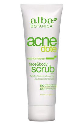 Picture of Alba Botanica Acnedote Face & Body Scrub 8 Oz