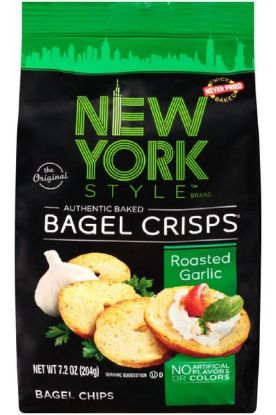 Picture of New York Style Roasted Garlic Bagel Crisps 7.20 Oz
